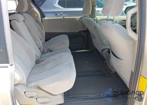 2012 Toyota Sienna Le V6 8 Passenger из США, поврежденный, VIN 5TDKK3DC6CS265791